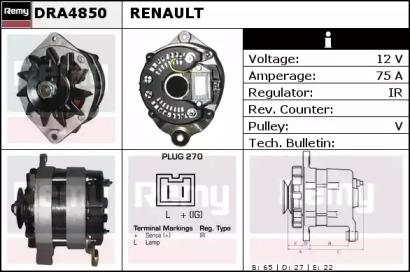 Генератор REMY DRA4850