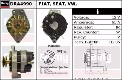 Генератор REMY DRA4990