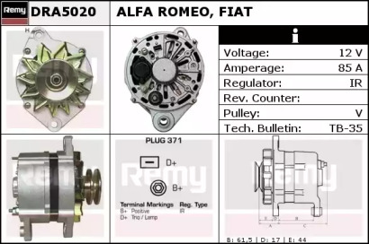 Генератор REMY DRA5020