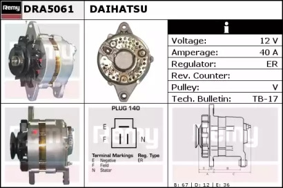 Генератор REMY DRA5061