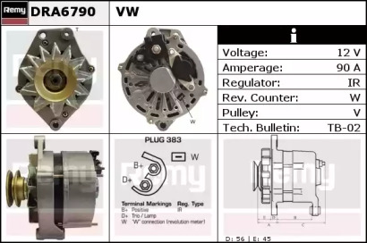 Генератор REMY DRA6790