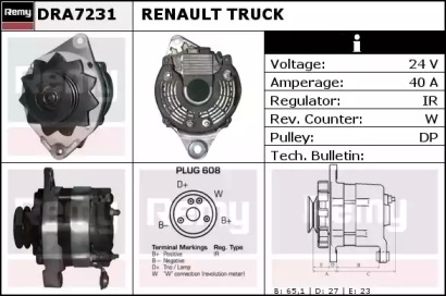 Генератор REMY DRA7231