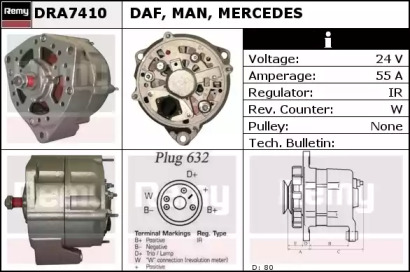 Генератор REMY DRA7410