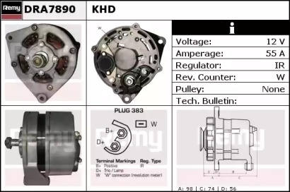 Генератор REMY DRA7890