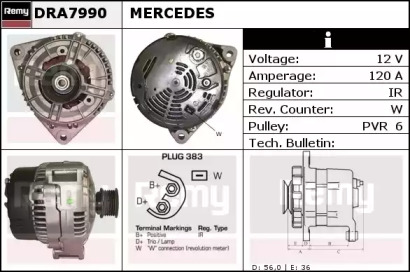 Генератор REMY DRA7990