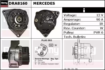 Генератор REMY DRA8160