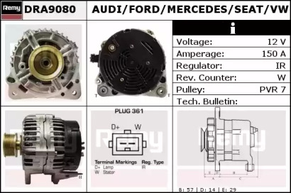 Генератор REMY DRA9080