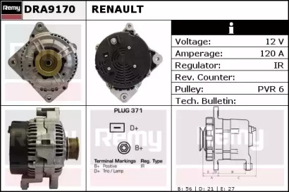 Генератор REMY DRA9170