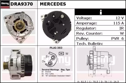 Генератор REMY DRA9370