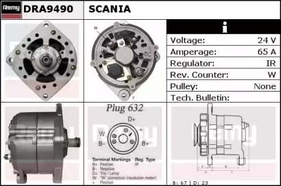 Генератор REMY DRA9490