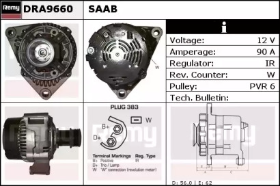 Генератор REMY DRA9660