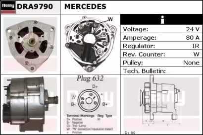 Генератор REMY DRA9790