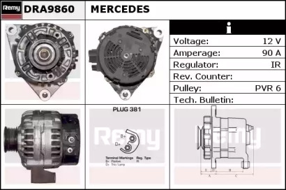 Генератор REMY DRA9860