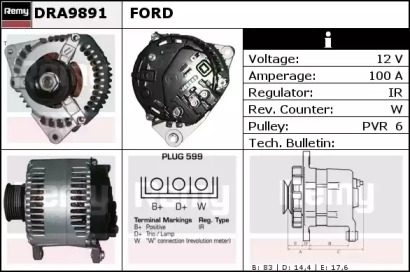 Генератор REMY DRA9891