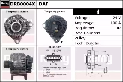 Генератор REMY DRB0004X