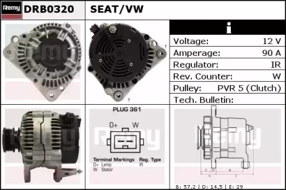 Генератор REMY DRB0320