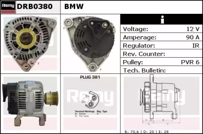 Генератор REMY DRB0380