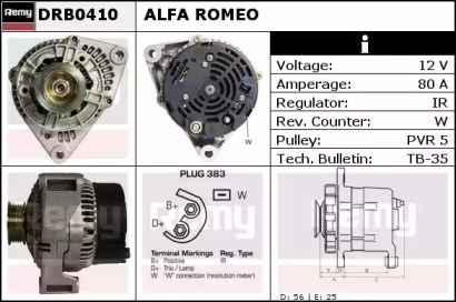 Генератор REMY DRB0410