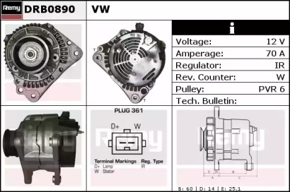 Генератор REMY DRB0890