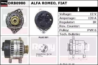 Генератор REMY DRB0980