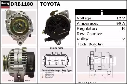 Генератор REMY DRB1180