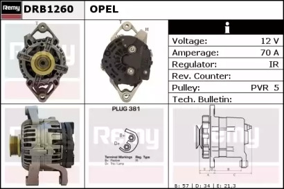 Генератор REMY DRB1260