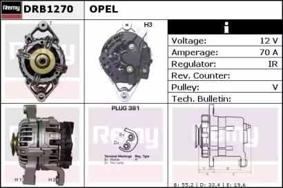 Генератор REMY DRB1270