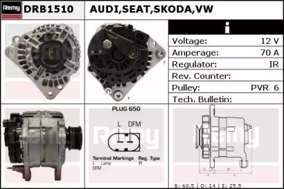 Генератор REMY DRB1510N