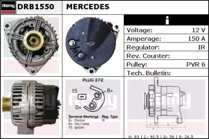 Генератор REMY DRB1550