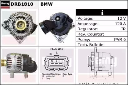 Генератор REMY DRB1810