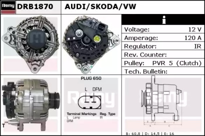 Генератор REMY DRB1870