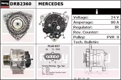 Генератор REMY DRB2360