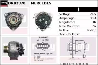 Генератор REMY DRB2370