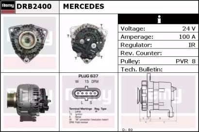 Генератор REMY DRB2400X