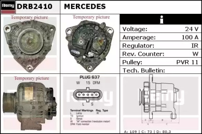 Генератор REMY DRB2410