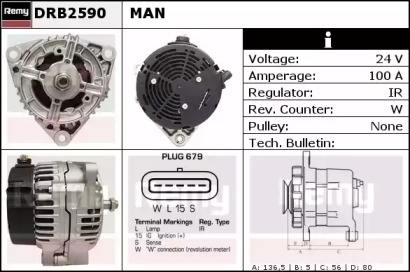 Генератор REMY DRB2590