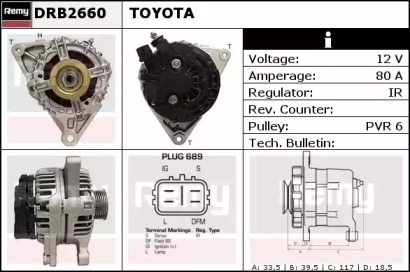 Генератор REMY DRB2660