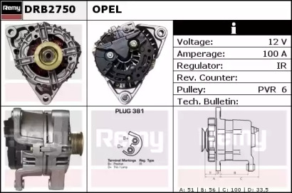 Генератор REMY DRB2750