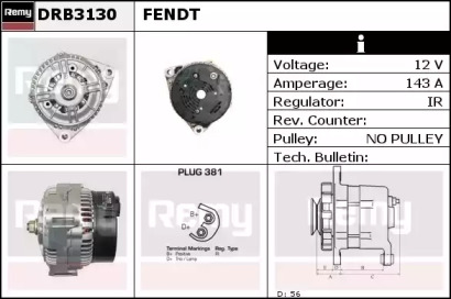 Генератор REMY DRB3130