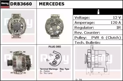 Генератор REMY DRB3660