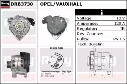 Генератор REMY DRB3730