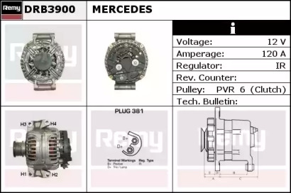 Генератор REMY DRB3900