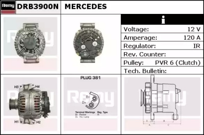 Генератор REMY DRB3900N