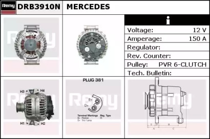 Генератор REMY DRB3910N