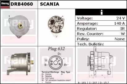 Генератор REMY DRB4060