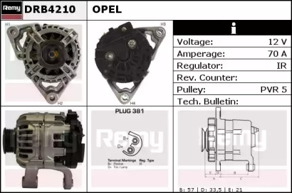 Генератор REMY DRB4210