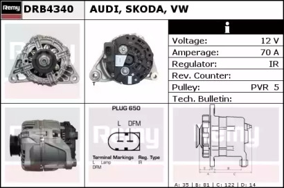 Генератор REMY DRB4340