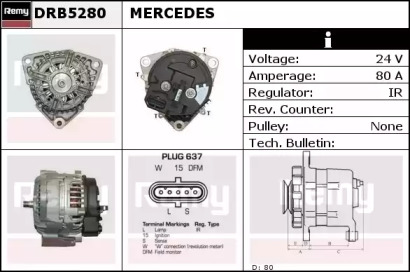 Генератор REMY DRB5280