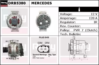 Генератор REMY DRB5380