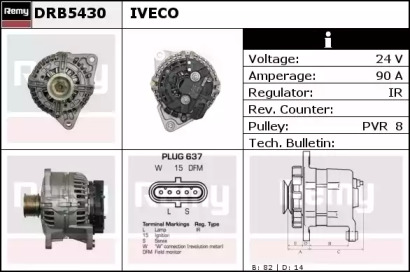 Генератор REMY DRB5430